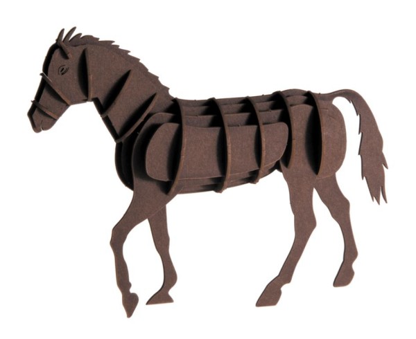 Bastelkarte Pferd