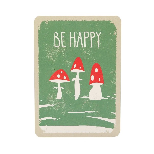 Postkarte "Be Happy"