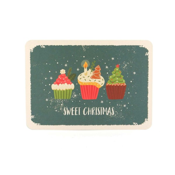 Postkarte "Sweet Christmas"-Weihnachtskarte