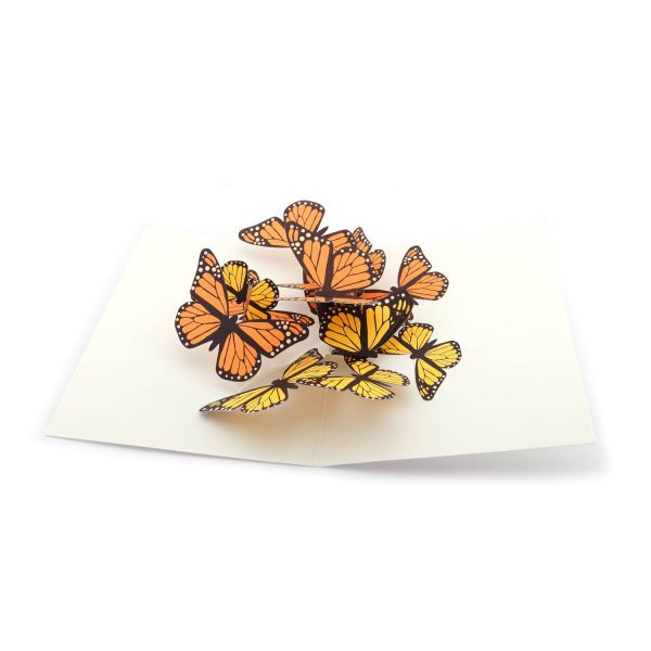 Pop-up-Karte mit Schmetterlingen
