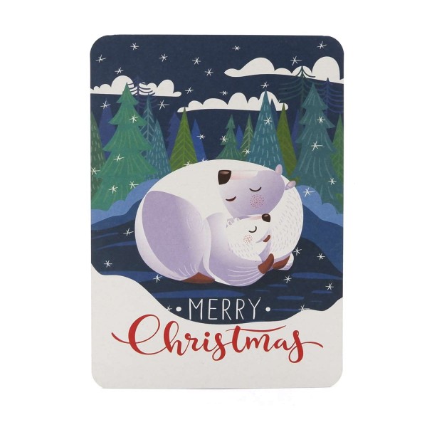 Weihnachtskarte "Winterschlaf"