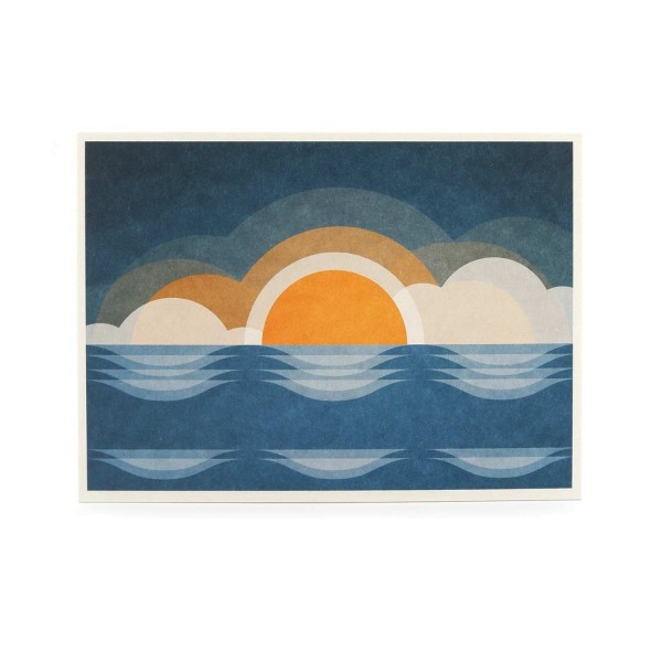 Postkarte "Sonnenuntergang"