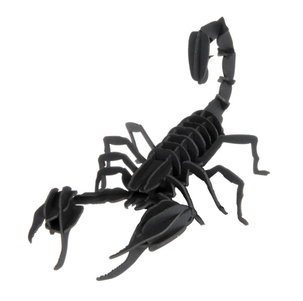 Bastelkarte 3D-Skorpion