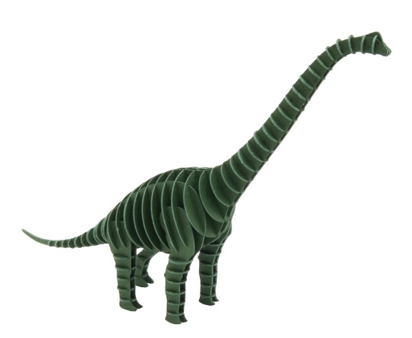 Bastelkarte 3D Brachiosaurus