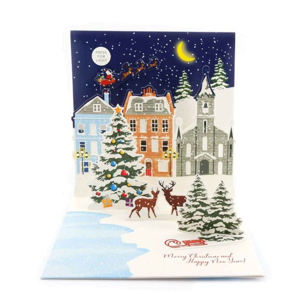 Weihnachtskarte "Winterstadt"