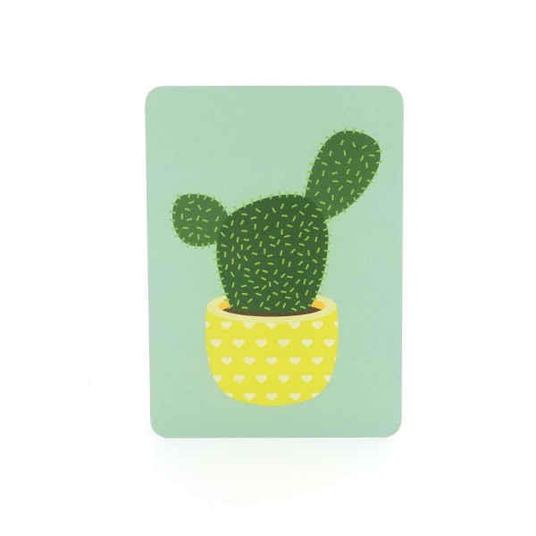Postkarte mit einem Kaktus