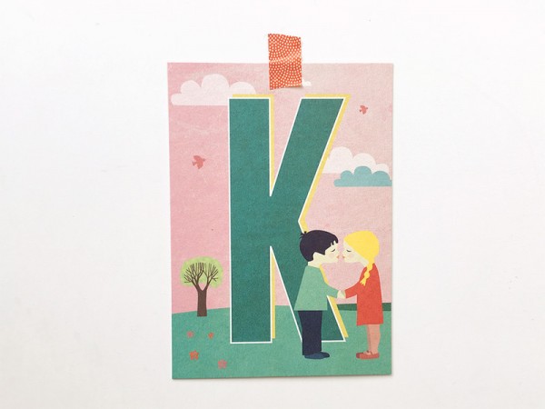 Buchstabenkarte K